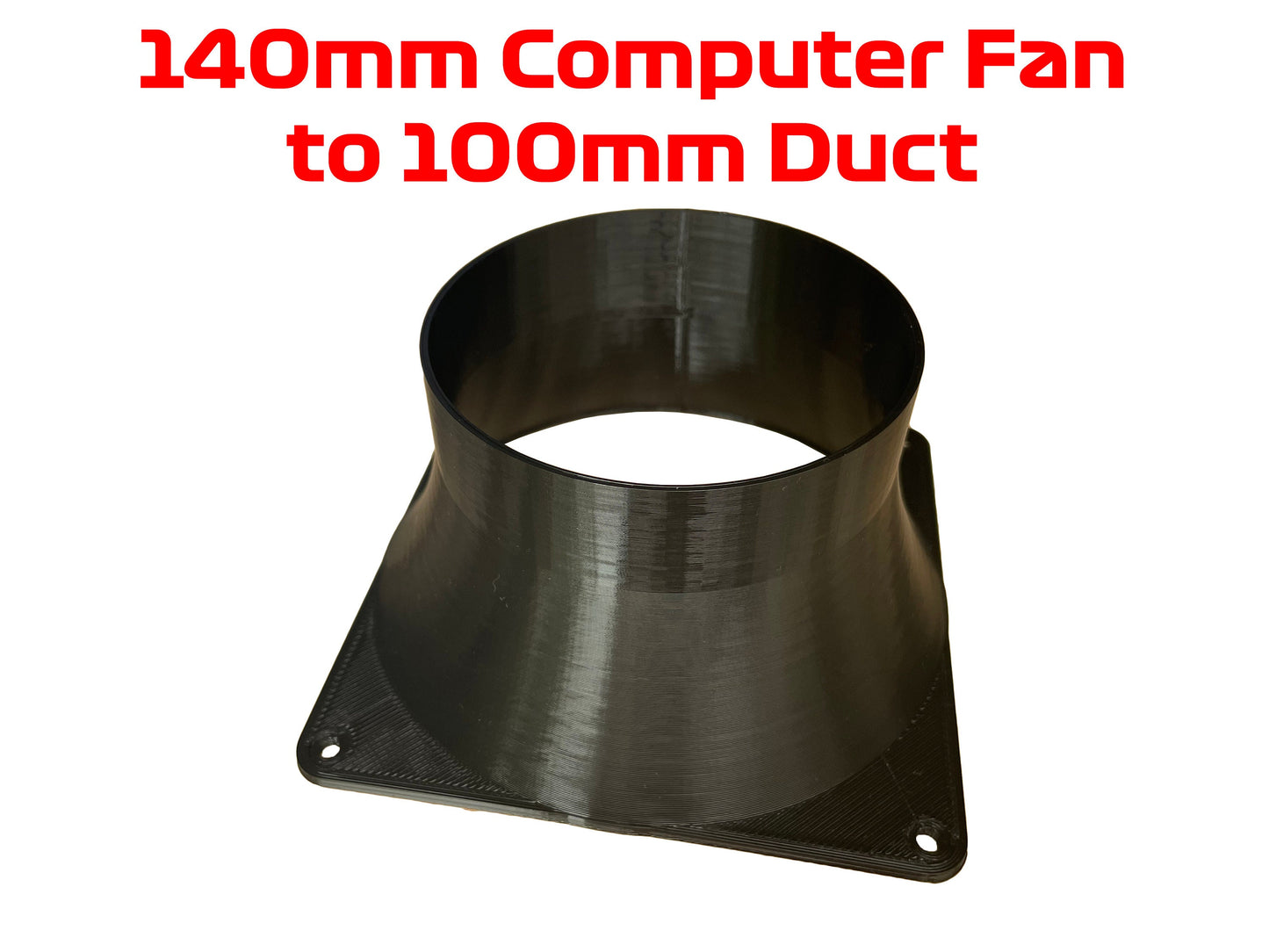 Wind Simulator 140mm/120mm Fan to 100mm/76mm Reducer Adaptor for Sim Racing ShakeIt Wind