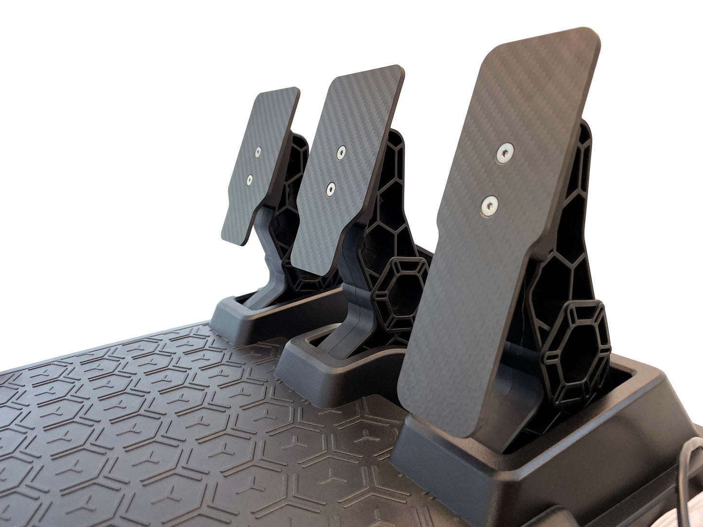 Real Carbon Fibre Pedal Plates for Thrustmaster T-LCM T3PM T3PA