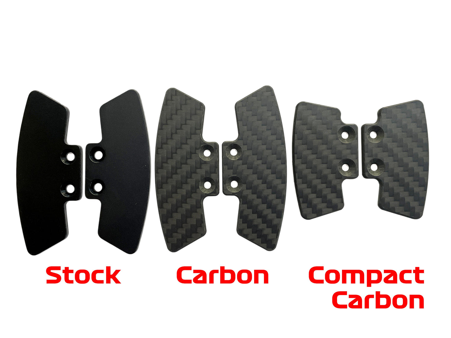 Carbon Fibre Shifter Paddles for Fanatec eSports v2 Carbon Fiber