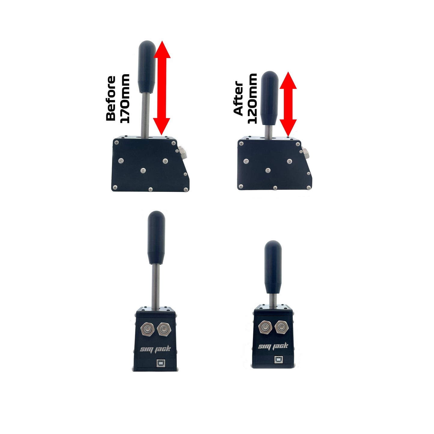 Sim Jack  SimJack Sequential Shifter Shaft Shortener Short Shifter