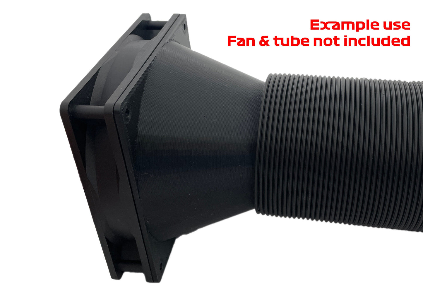 Wind Simulator 140mm/120mm Fan to 100mm/76mm Reducer Adaptor for Sim Racing ShakeIt Wind