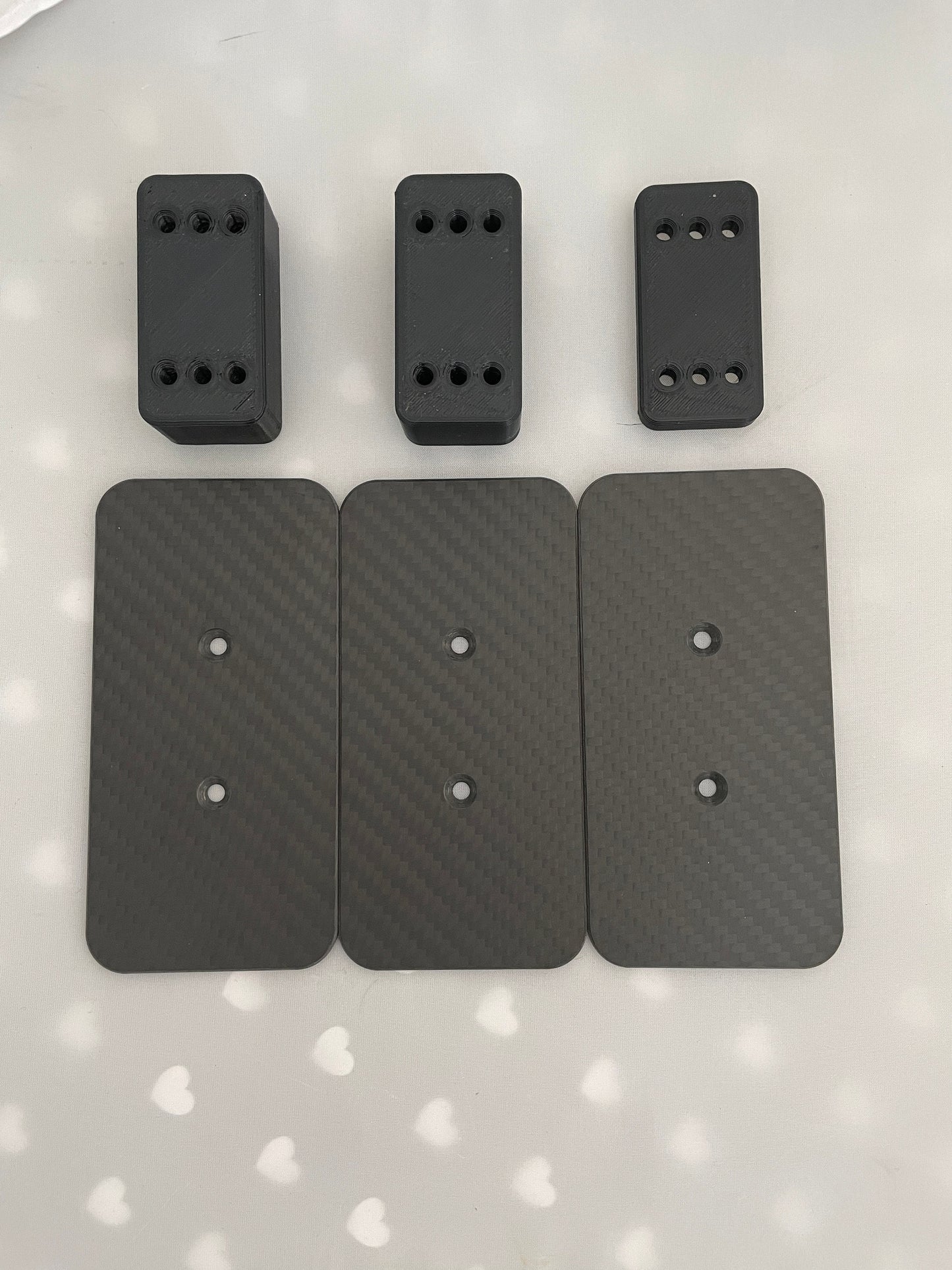 Carbon Fibre Pedal Faces for Logitech G923 G29 G920 G27 G25