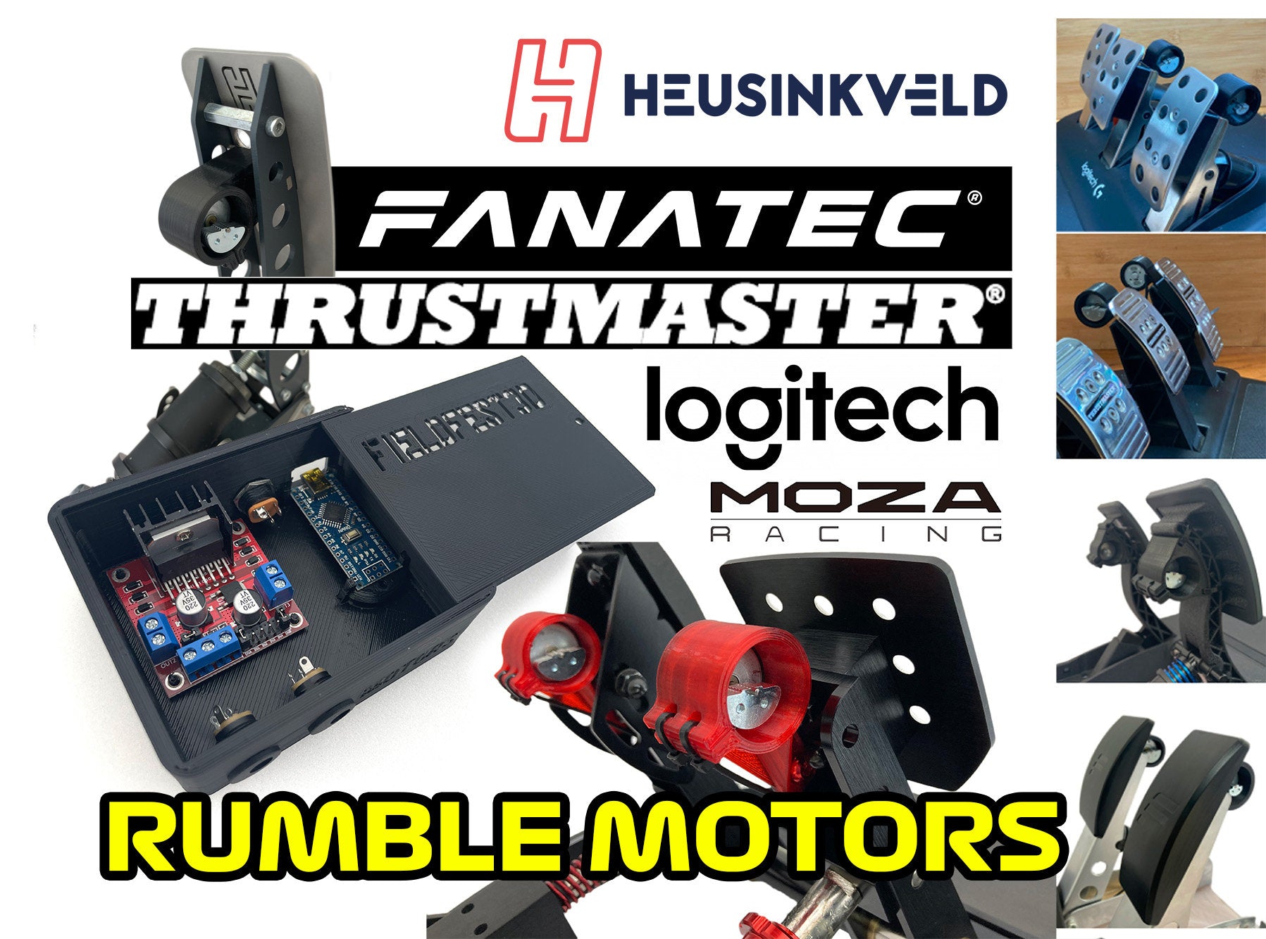 Haptic Motors and Pedal Feedback – Sim Race Mods
